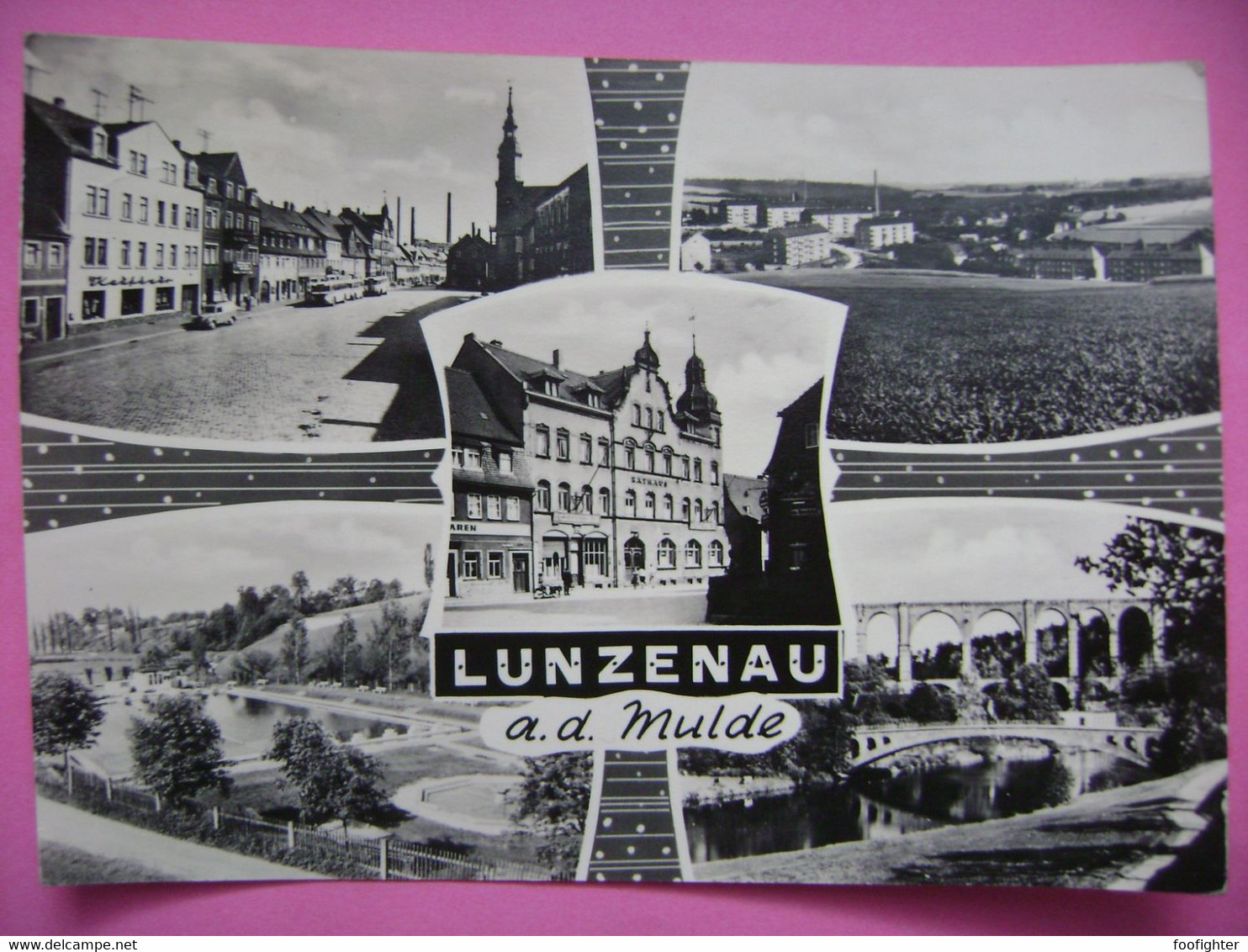 Germany: DDR - LUNZENAU A. D. Mulde - Mehrbildkarte - 1960s Used - Lunzenau