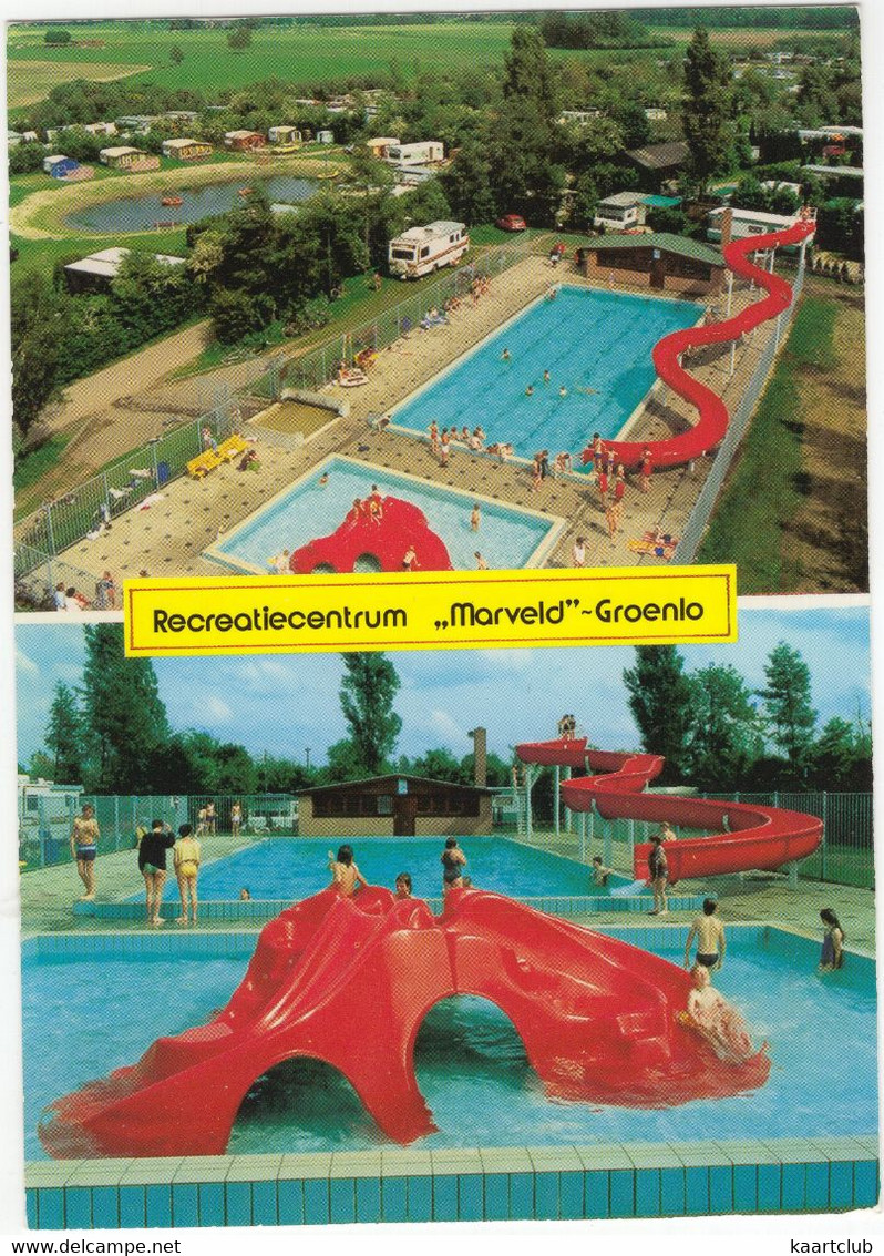 Groenlo - Recreatiecentrum 'Marveld', Elshofweg 6 - Waterglijbaan / Waterglide / Toboggan Aquatique - Groenlo