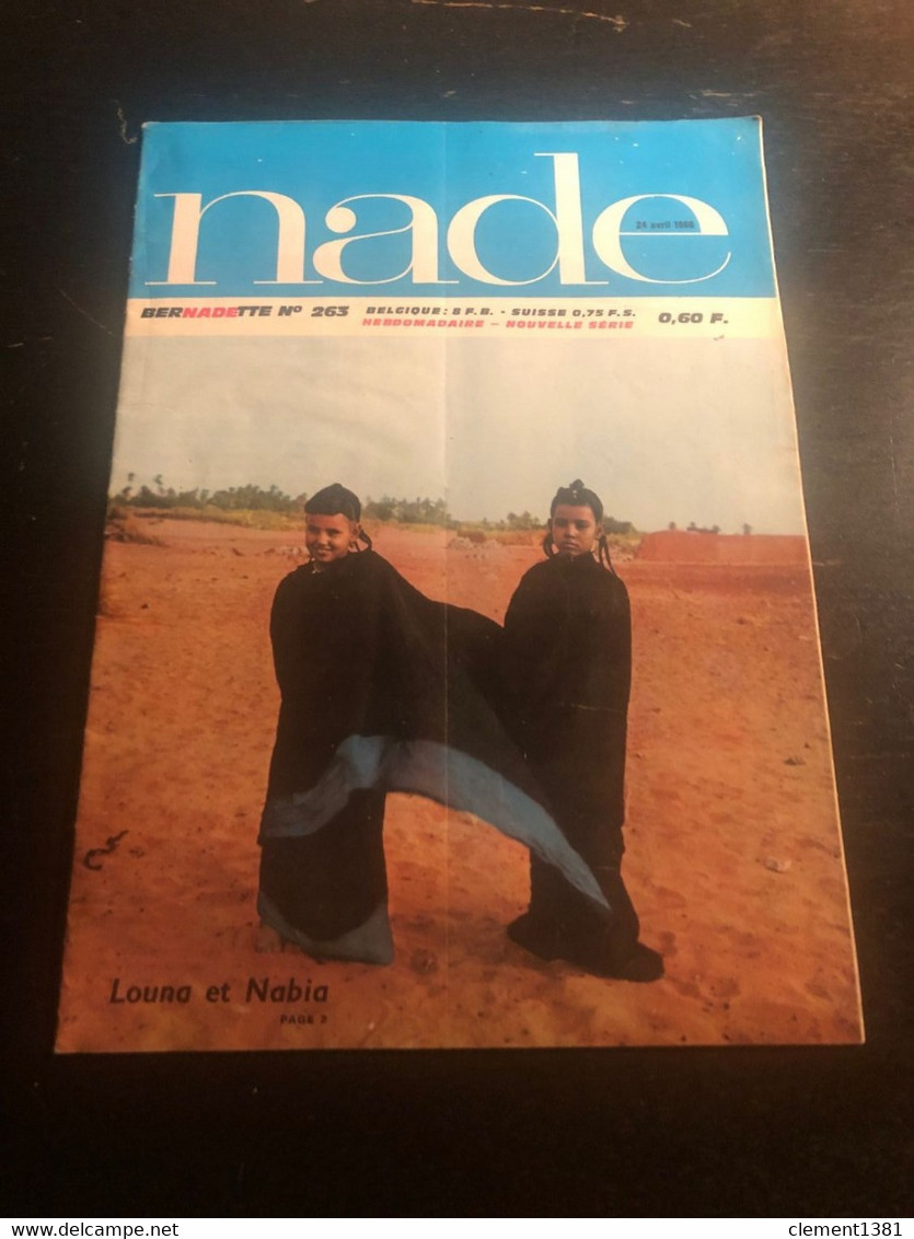 Nade Bernadette Magazine BD Jeunesse N°263 24 Avril 1966 - Bernadette