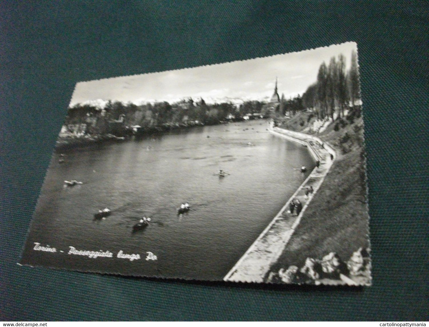 PIEMONTE TORINO FIUME PO PASSEGGIATA CANOE BARCHE  MOLE - Fiume Po