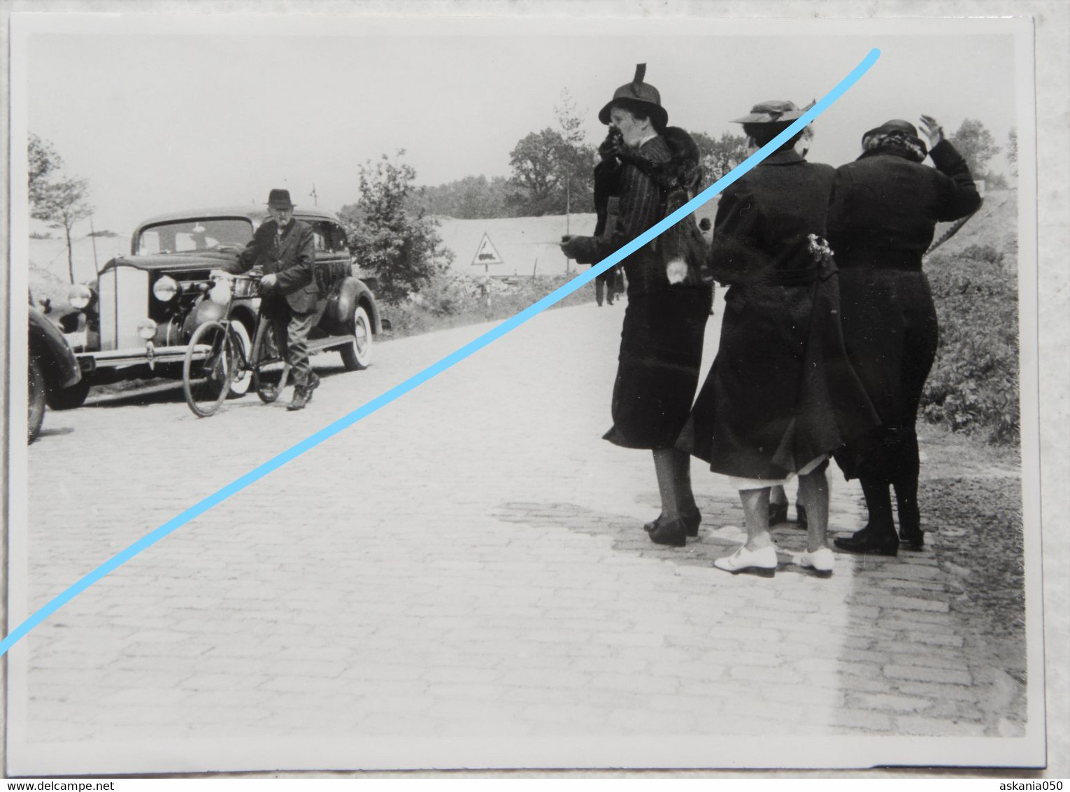 Photox5 LOPPEM Oostkamp Brugge Moerbrugge Chantier Autostrade vers Oostende Bybetier 1938