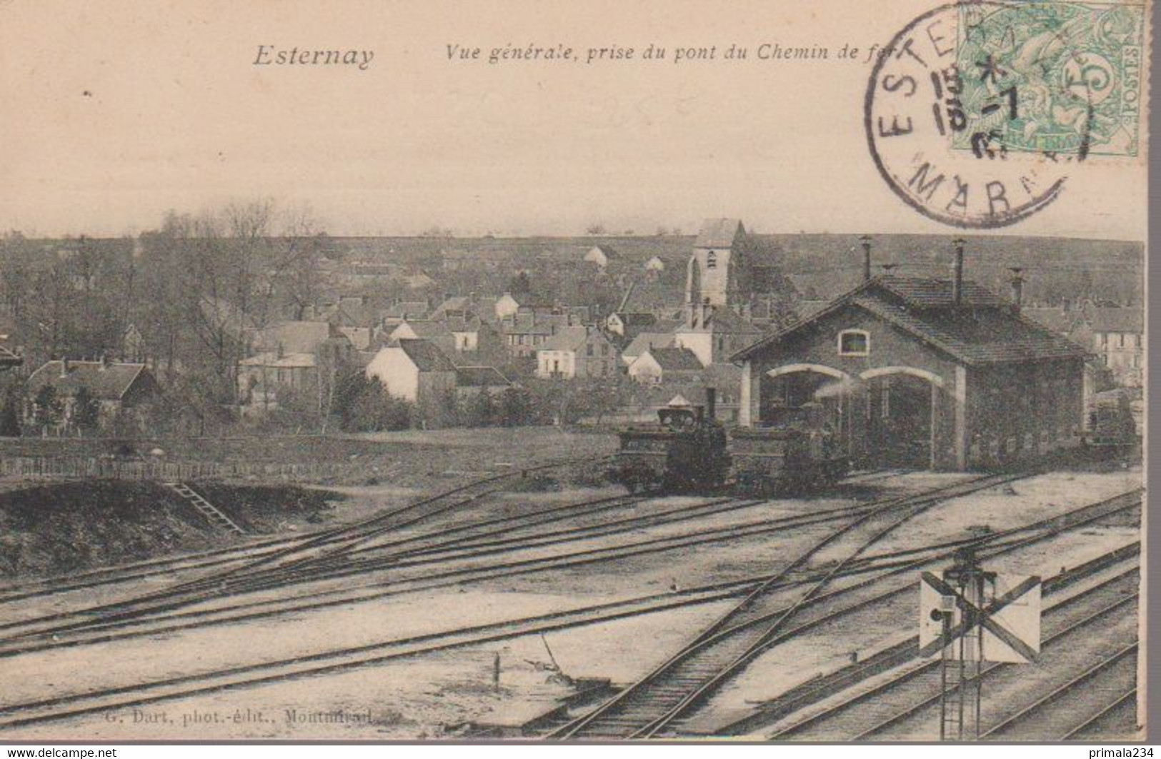 ESTERNAY - LA GARE - Esternay