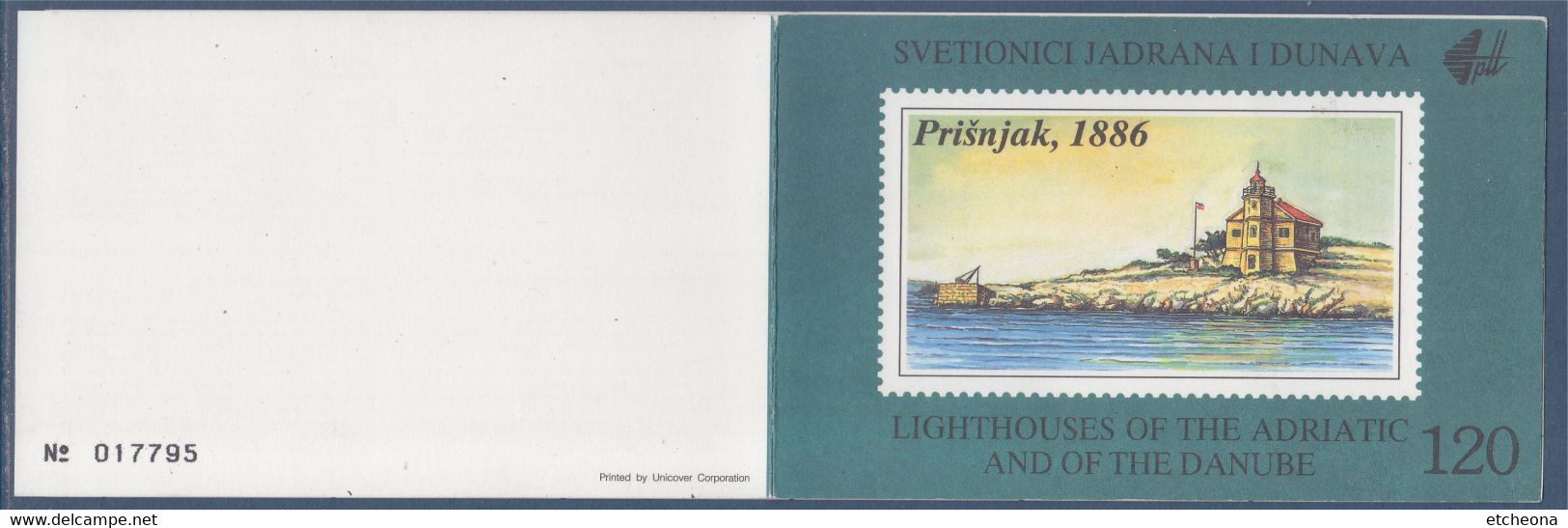 Yougoslavie Phares, Lighthouses Of The Adriatic And Of The Danube, Carnet Neuf 12 Timbres Michel 2490 à 2501 - Leuchttürme