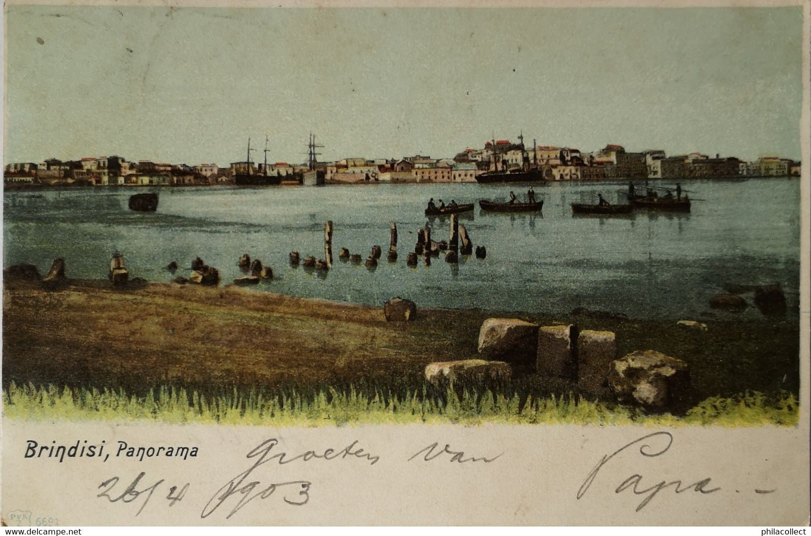 Brindisi // Panorama 1903! - Brindisi