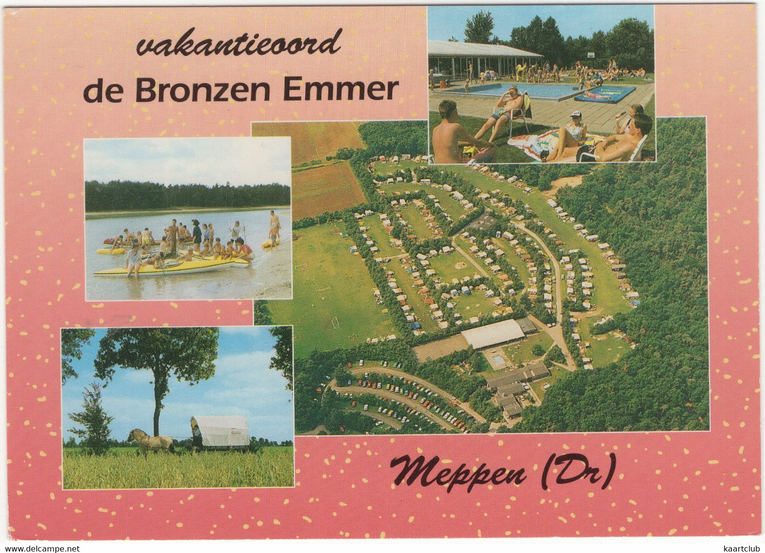Meppen (Dr) - Vakantieoord 'de Bronzen Emmer' - Mepperstraat 41 - (Camping, Zwembad, Kano's, Huifkar) - Coevorden