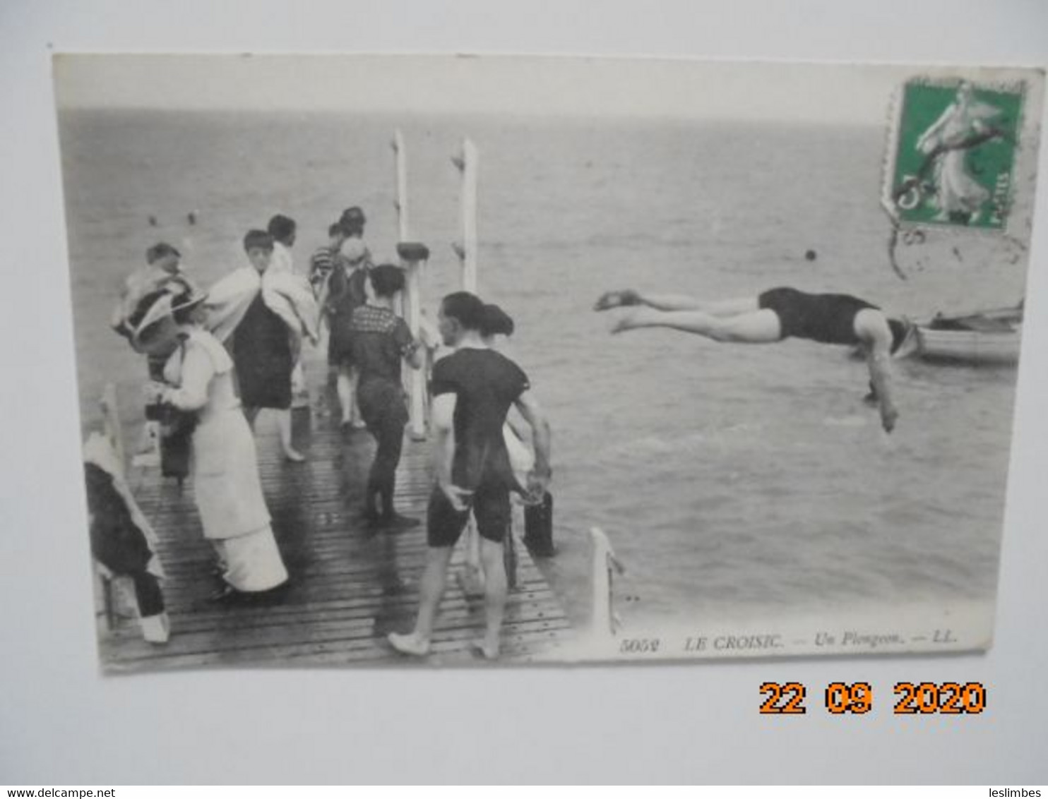 Le Croisic. Un Plongeon. LL 5052 PM 1914 - High Diving