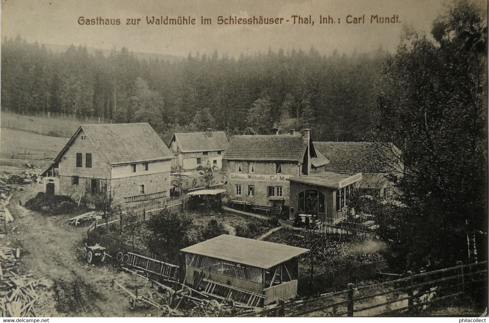 Umgb. Holzminden // Gasthaus Zur Waldmuhle I'm Schoesshauser Thal - Inh. Carl Mundt 19?? - Andere & Zonder Classificatie