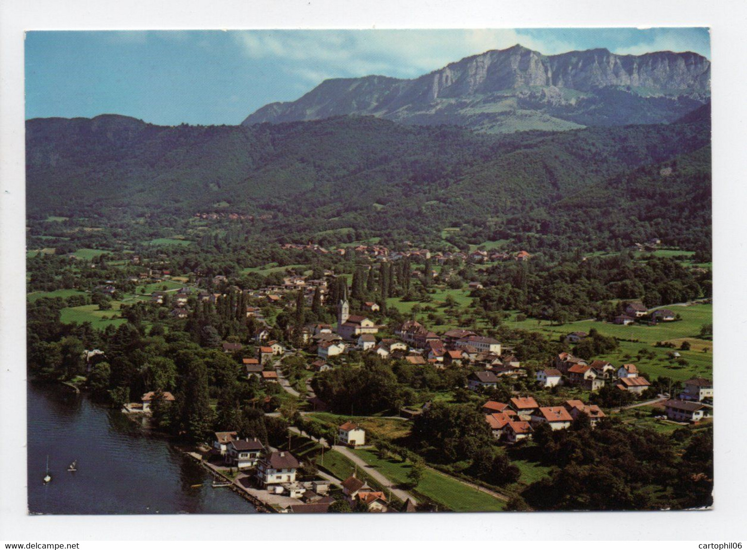 - CPM LUGRIN TOURRONDE (74) - Vue Générale Aérienne 1985 - Editions CELLARD 5650 - - Lugrin