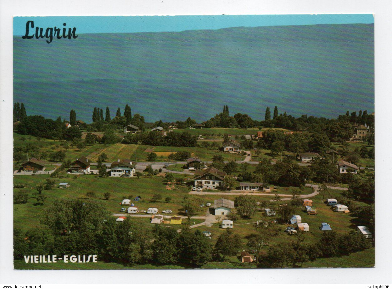 - CPM LUGRIN (74) - Camping VIEILLE EGLISE - Editions CELLARD 5647 - - Lugrin