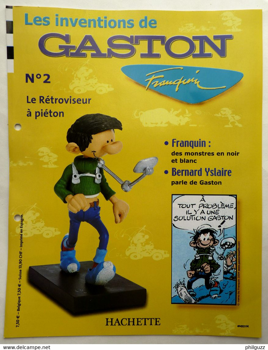 Livret Hachette LES INVENTION DE GASTON HACHETTE 2 - Figurine In Plastica