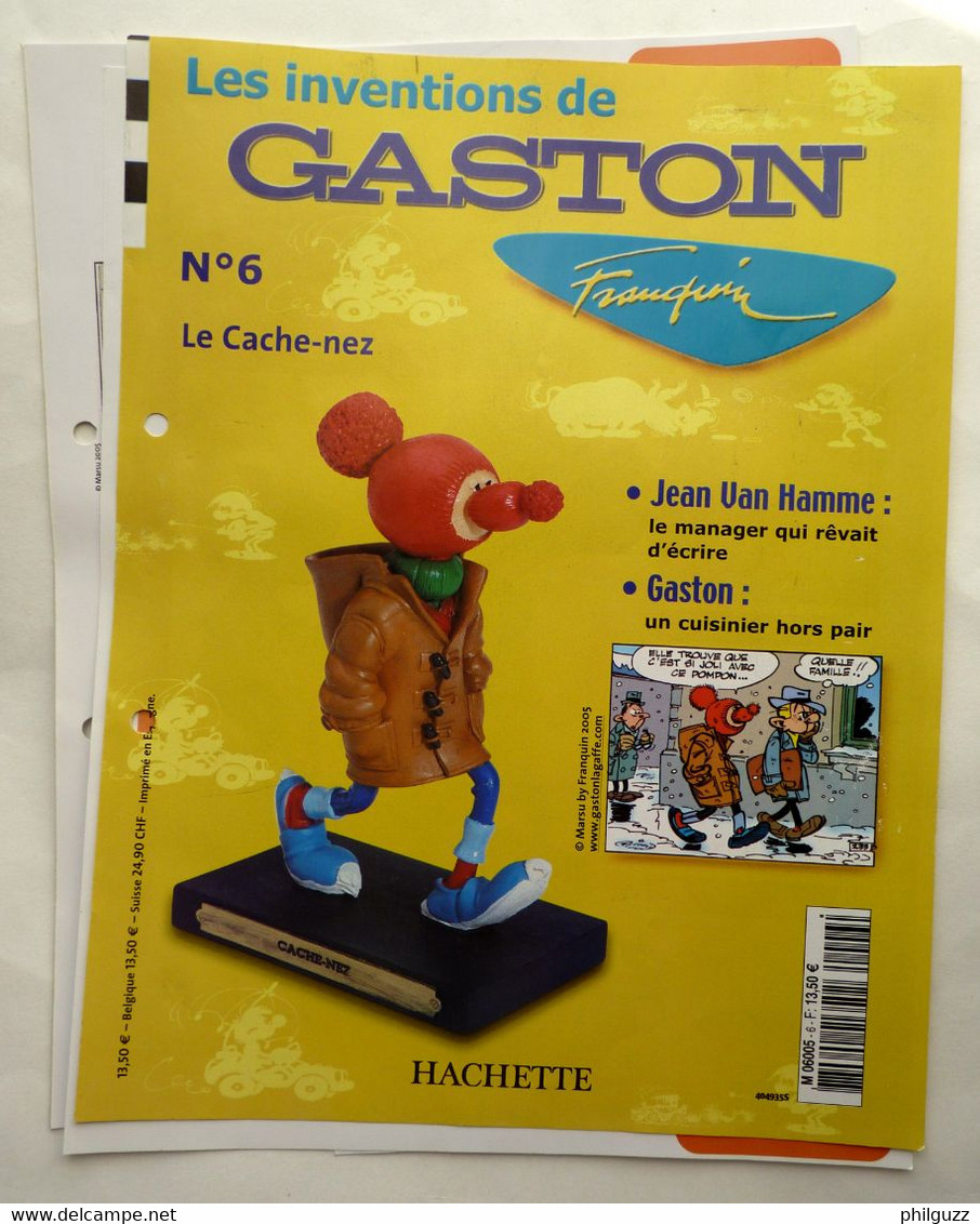 Livret Hachette LES INVENTION DE GASTON HACHETTE 06 - Figurines En Plastique