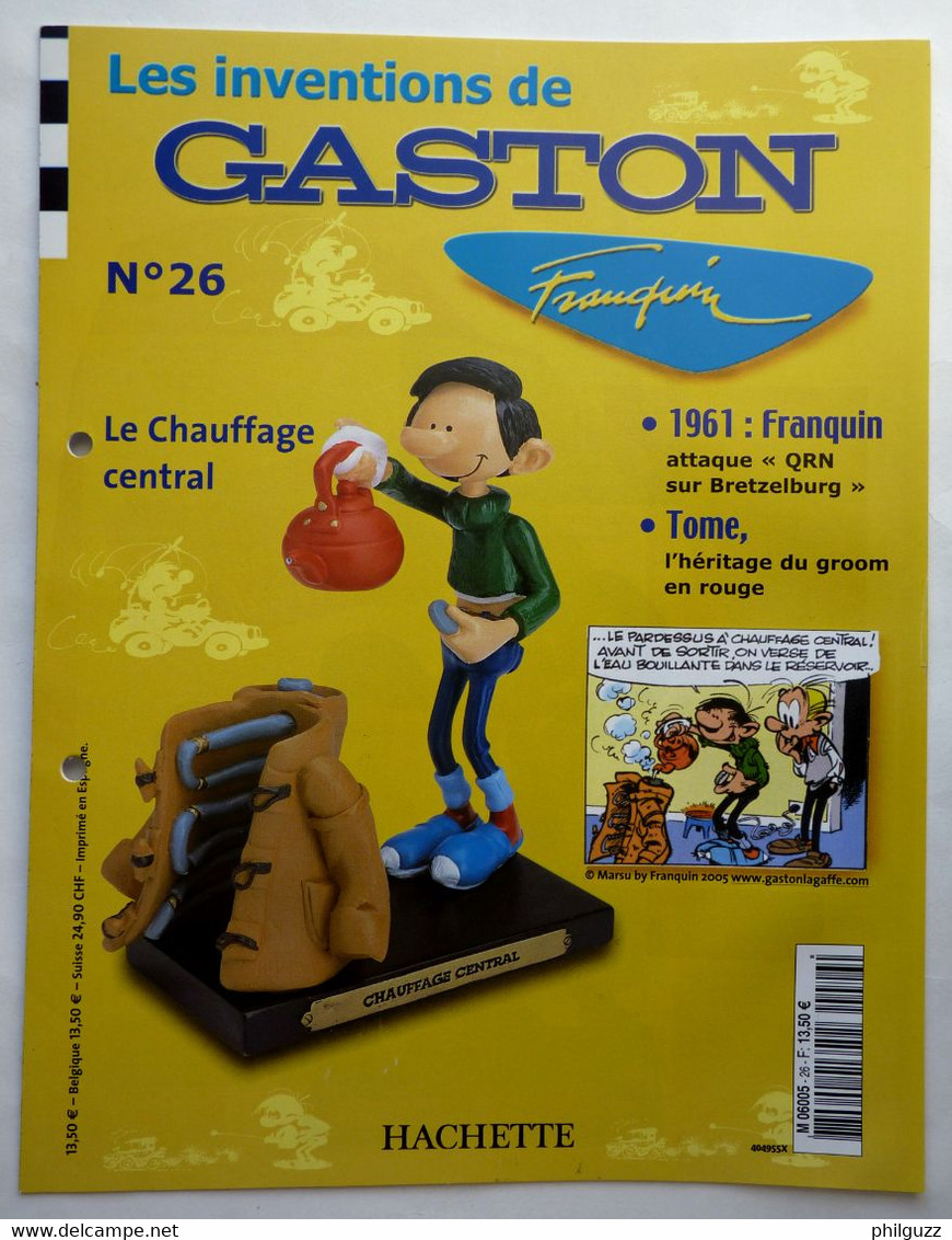 Livret Hachette LES INVENTION DE GASTON HACHETTE 26 - Figurines En Plastique