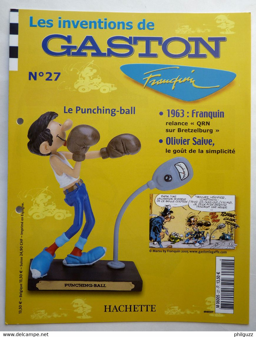 Livret Hachette LES INVENTION DE GASTON HACHETTE 27 - Figurines En Plastique