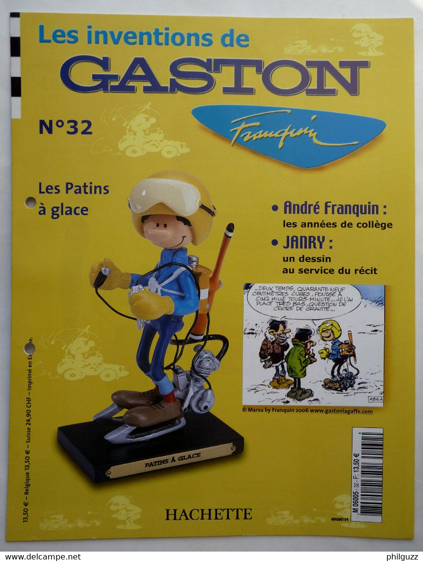 Livret Hachette LES INVENTION DE GASTON HACHETTE 32 - Figurine In Plastica