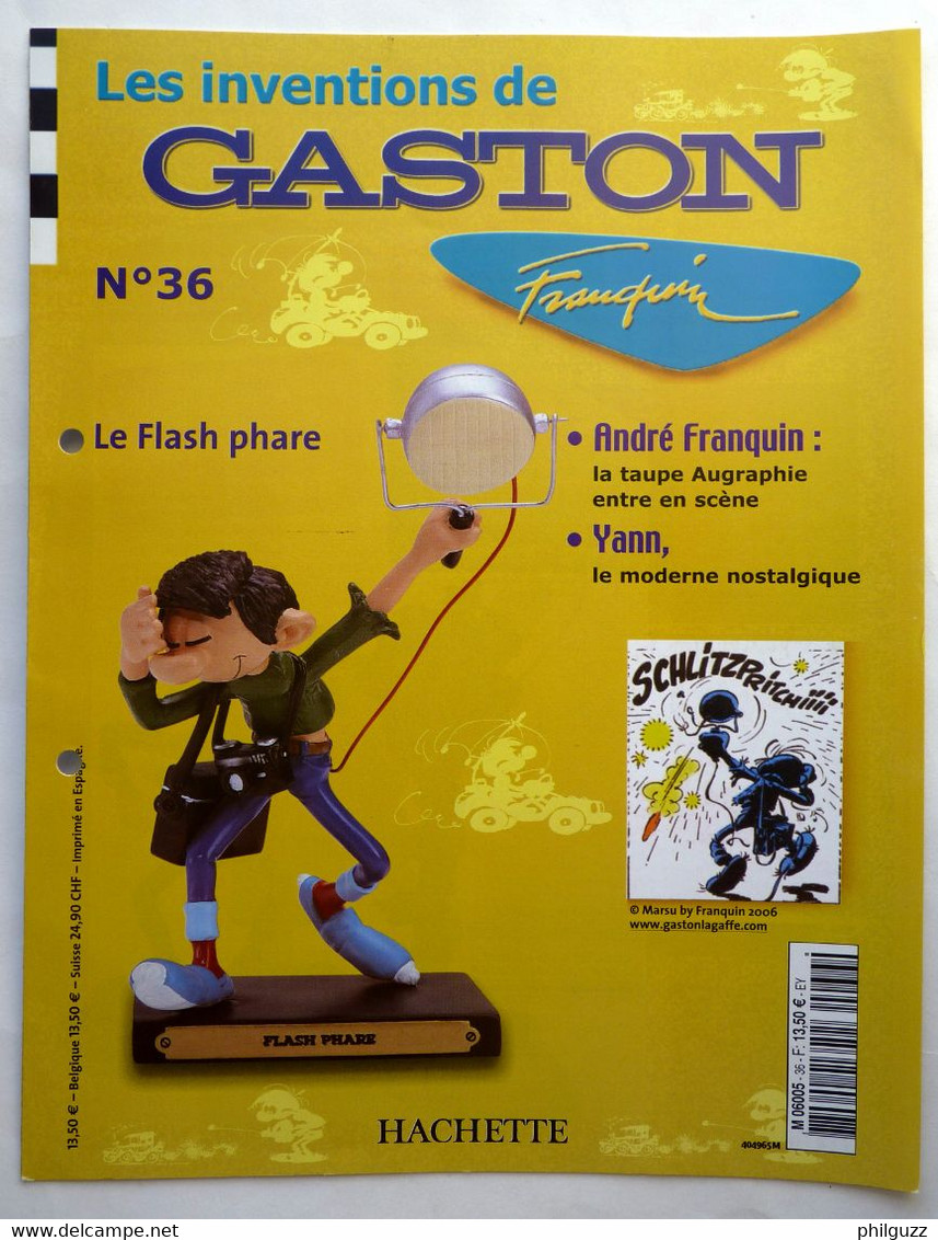 Livret Hachette LES INVENTION DE GASTON HACHETTE 36 - Figurines En Plastique