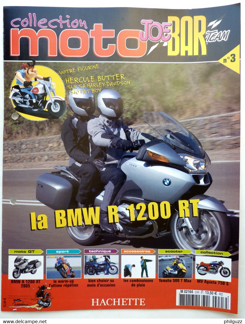 Livret Hachette LIVRET COLLECTION LES MOTOS JOE BAR TEAM 3 LA BMW R 1200 RT - Figurines En Plastique