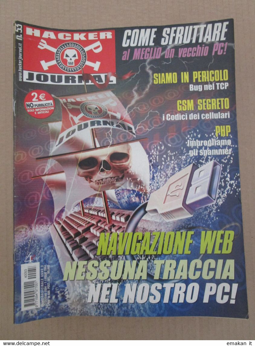 # HACKER JOURNAL N 53 MOLTI ALTRI NUMERI DISPONIBILI - Mode