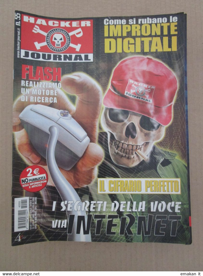 # HACKER JOURNAL N 55 MOLTI ALTRI NUMERI DISPONIBILI - Mode