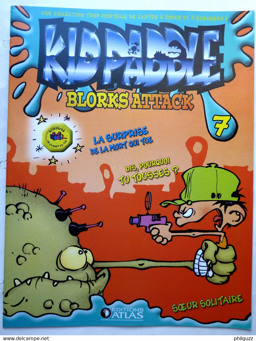 Livret Atlas LIVRET KID PADDLE BLORCKS ATTACK ATLAS 7 - Figurines En Plástico