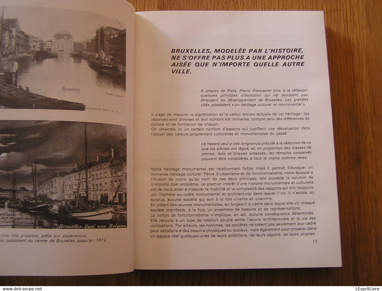 CONTRIBUTION A UNE ANTHOLOGIE DE L' ESPACE BATI BRUXELLOIS Régionalisme Architecture Léopold Urbanisme Horta Art Nouveau