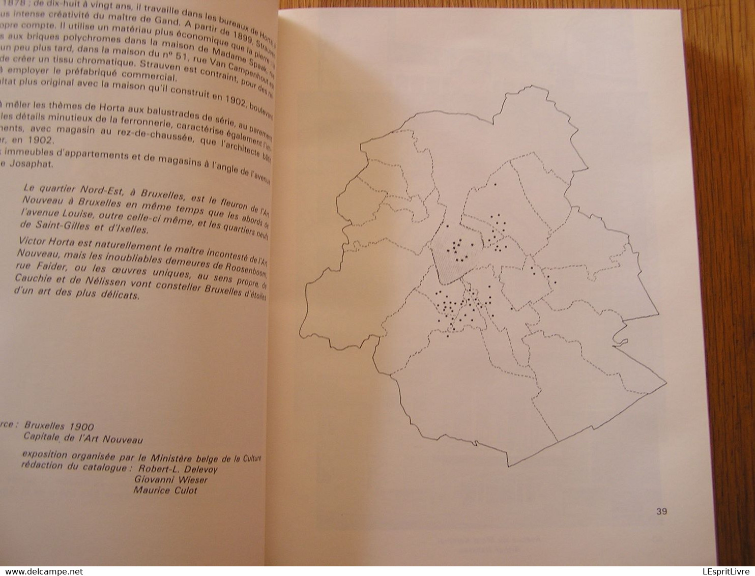 CONTRIBUTION A UNE ANTHOLOGIE DE L' ESPACE BATI BRUXELLOIS Régionalisme Architecture Léopold Urbanisme Horta Art Nouveau