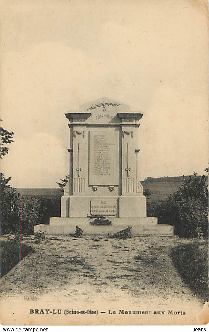BRAY-LU - Le Monument Aux Morts - Bray-et-Lû