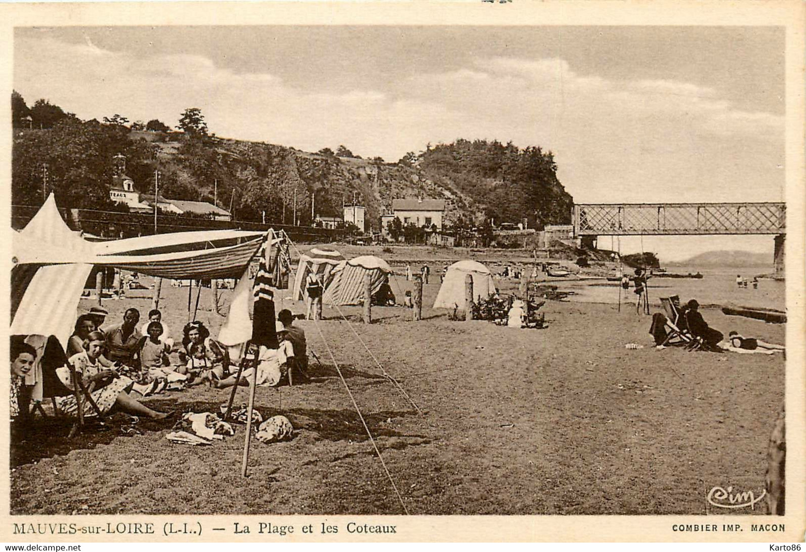 Mauves Sur Loire * La Plage Et Les Coteaux - Mauves-sur-Loire