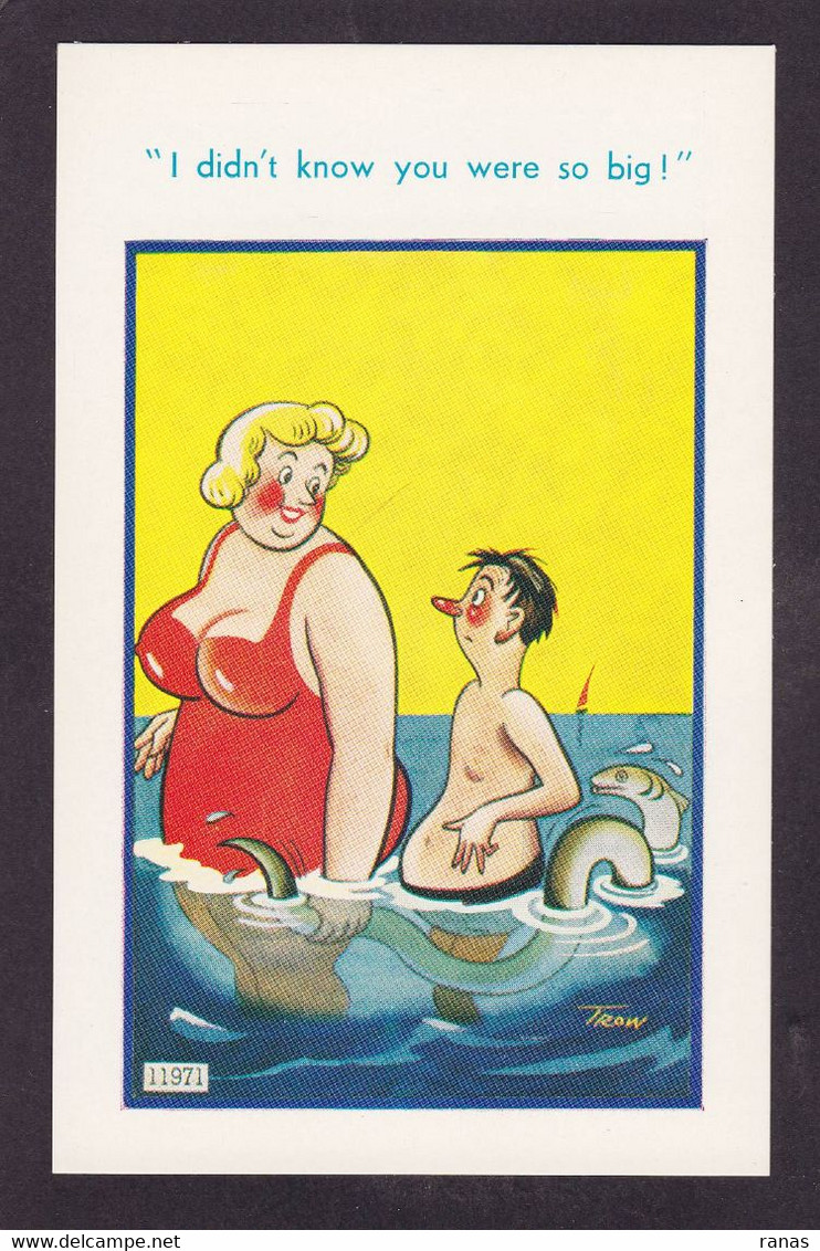 CPSM Pin Up Grosse Gros Femme Women Fat Woman Non Circulé érotisme Humour Humor - Pin-Ups