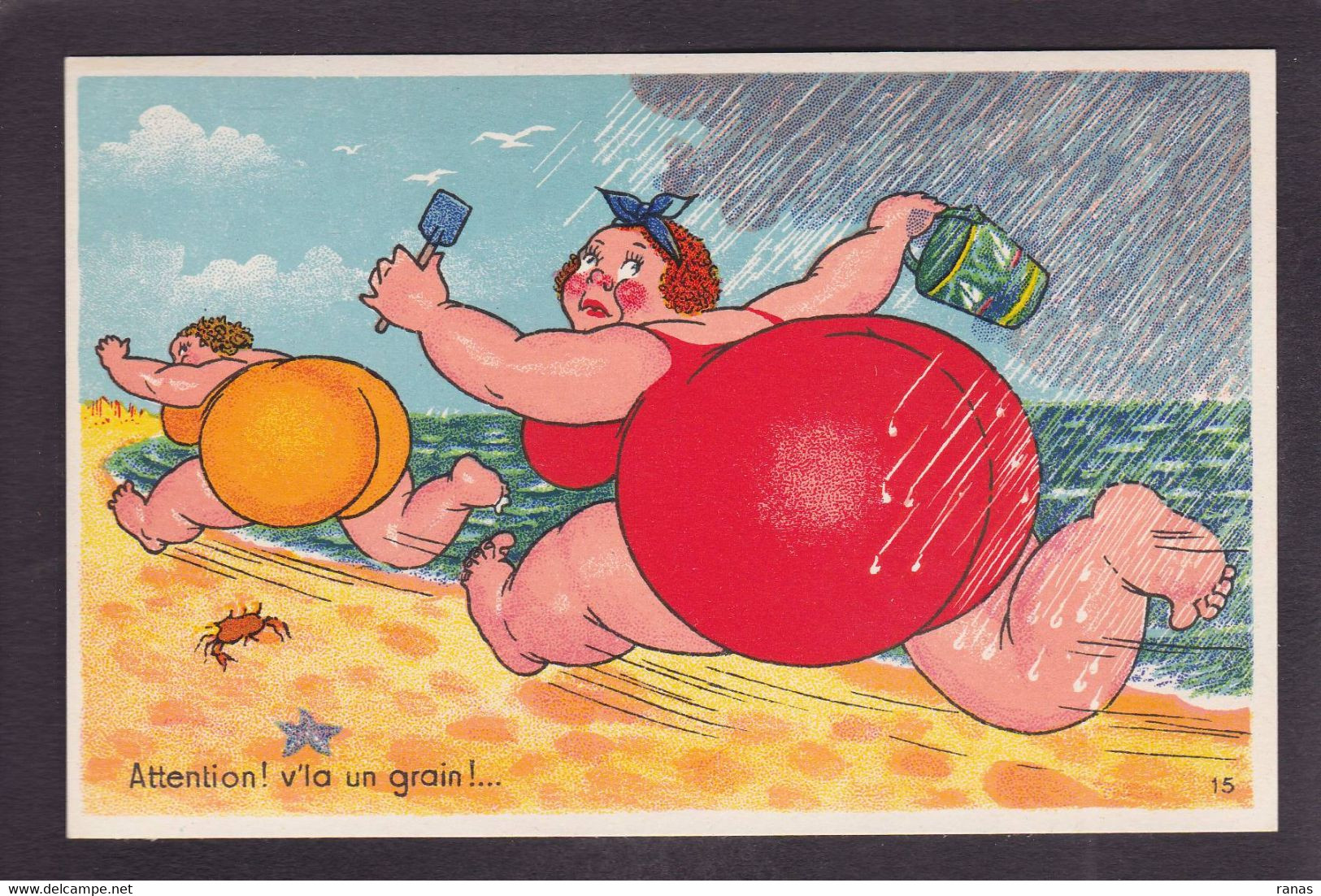 CPSM Pin Up Grosse Gros Femme Women Fat Woman Non Circulé érotisme Humour Humor - Pin-Ups