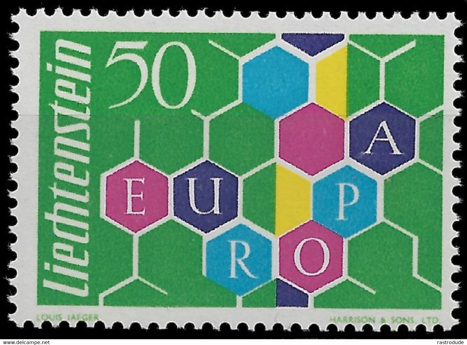 1960 LIECHTENSTEIN: Mi. 398 Yv. 355 Europa CEPT MNH - ** SUPERB ! Kat. €155 - Ongebruikt