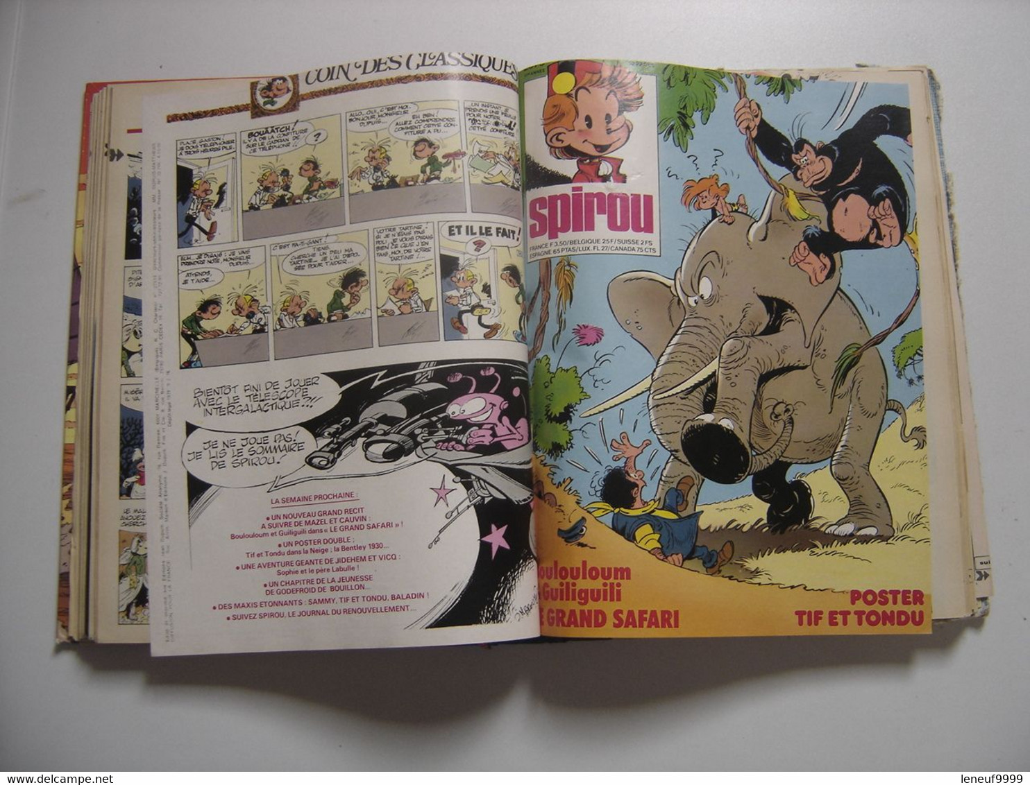 1978 Reliure Album Recueil Du Journal De SPIROU 148 Avec Des Supplements - Spirou Et Fantasio