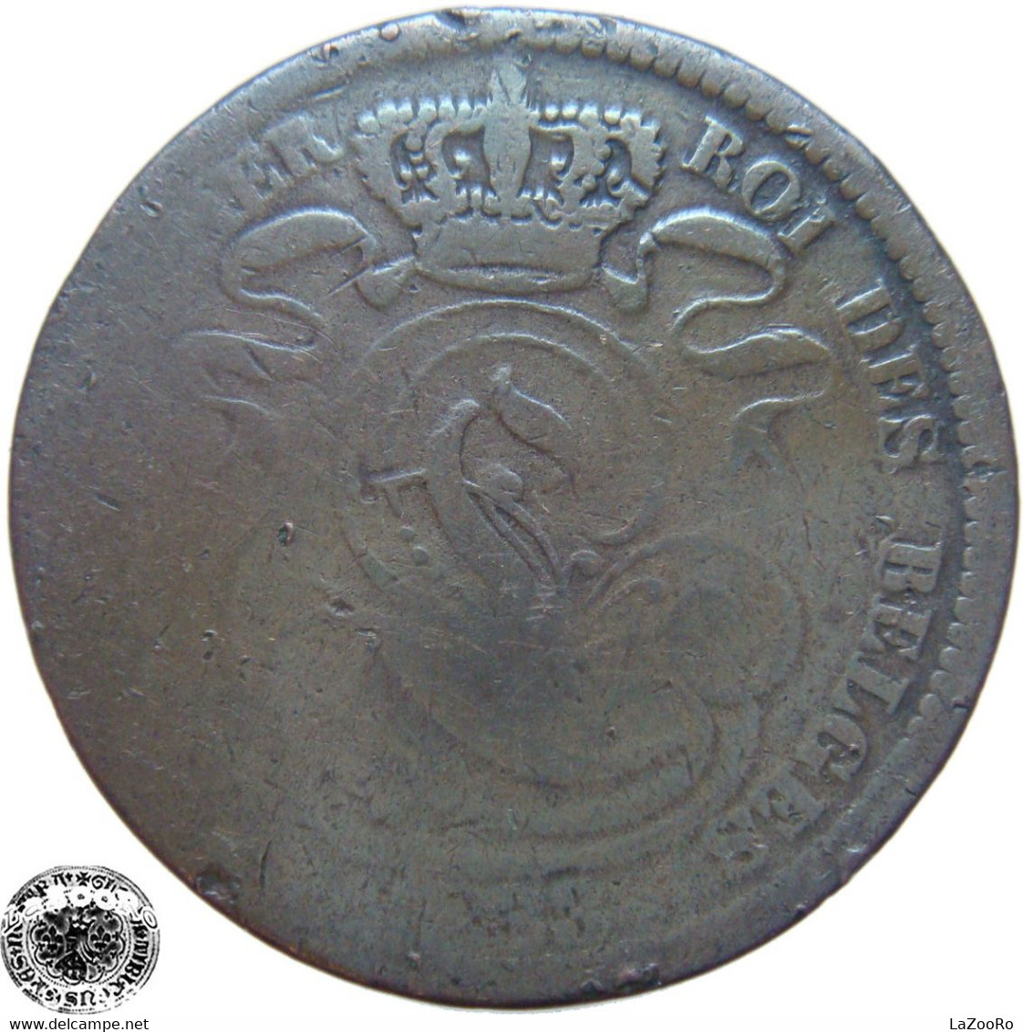 LaZooRo: Belgium 10 Centimes 1833 VG / F - 10 Cent