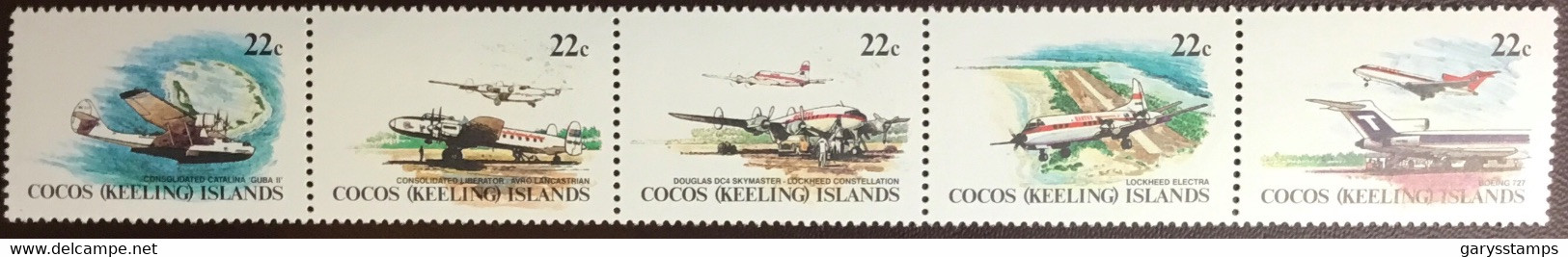 Cocos Keeling 1981 Aircraft MNH - Cocoseilanden