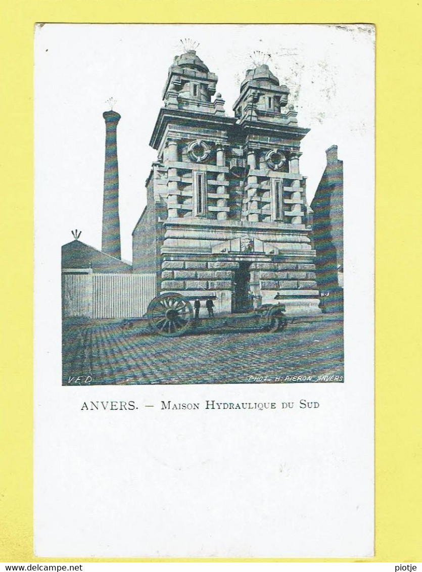 * Antwerpen - Anvers - Antwerp * (VED - Phot H. Pieron) Maison Hydraulique Du Sud, Unique, Char, TOP, Façade, Animée - Antwerpen