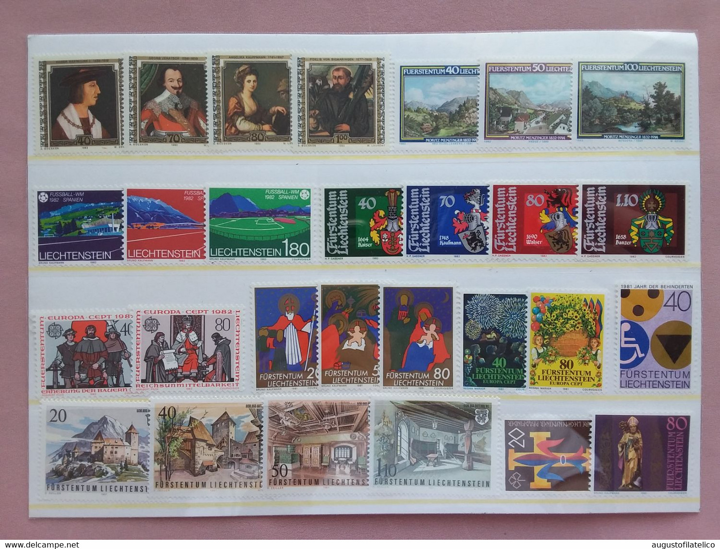 LIECHTENSTEIN - Lotto Anni '80 Nuovi ** - Facciale Frs Sv 17,50 (-60% Sottofacciale) + Spese Postali - Unused Stamps