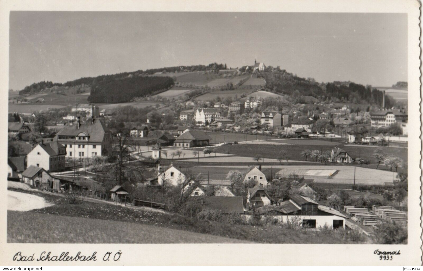 AK - BAD SCHALLERBACH - Teilansicht Der Gemeinde 1954 - Bad Schallerbach