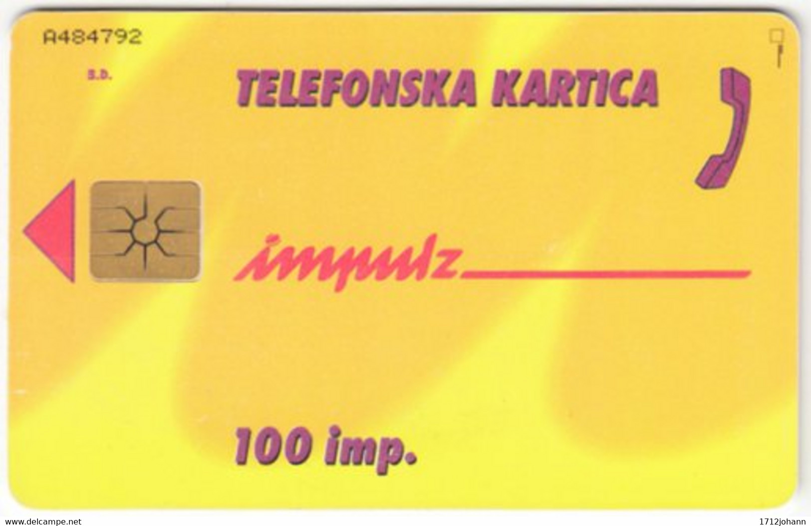 SLOVENIA B-587 Chip Telekom - Landscape, Cave - Used - Slovenia