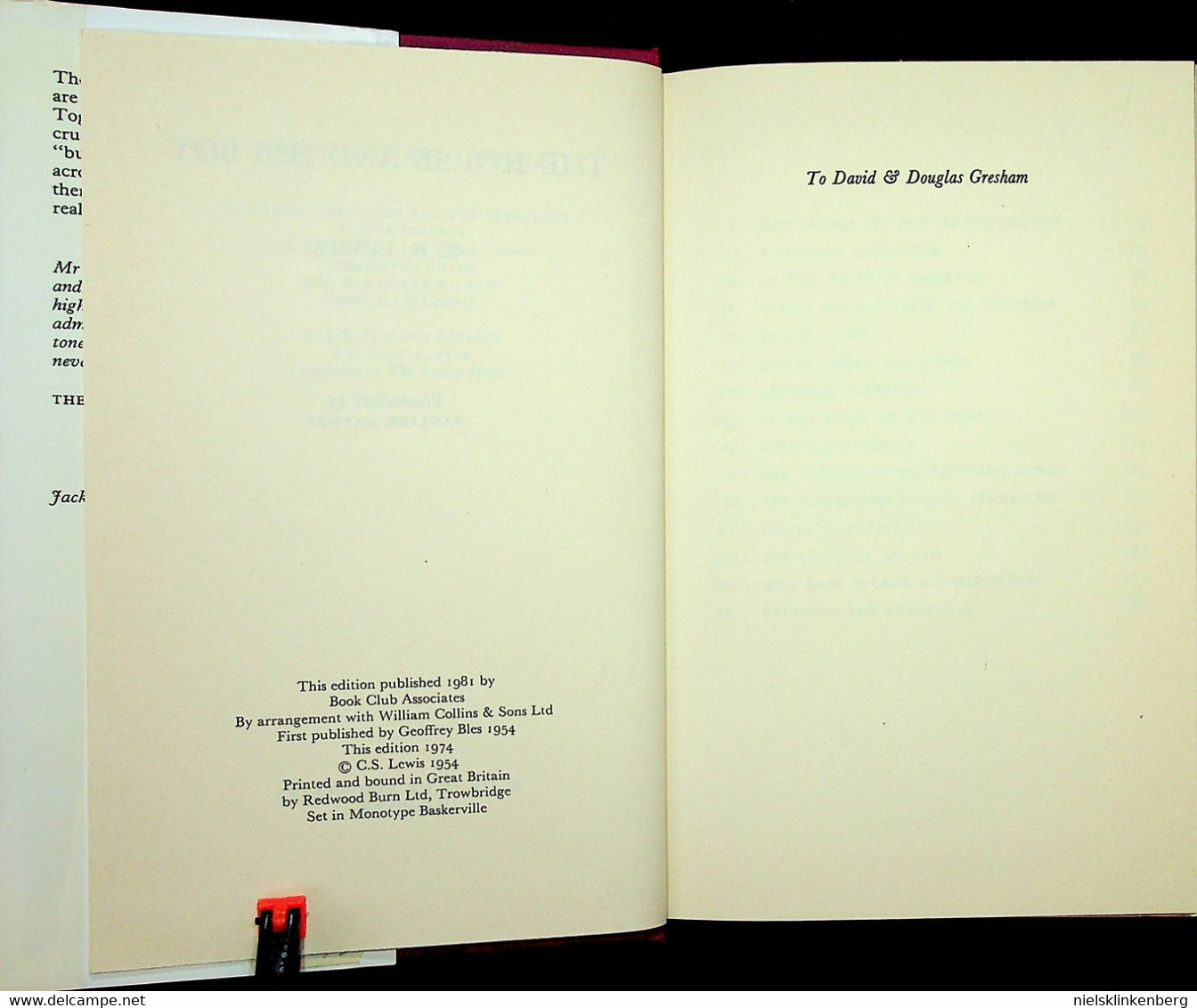 C.S. Lewis / Pauline Baynes - de 7 delen: Tales of Narnia - 1974/1981