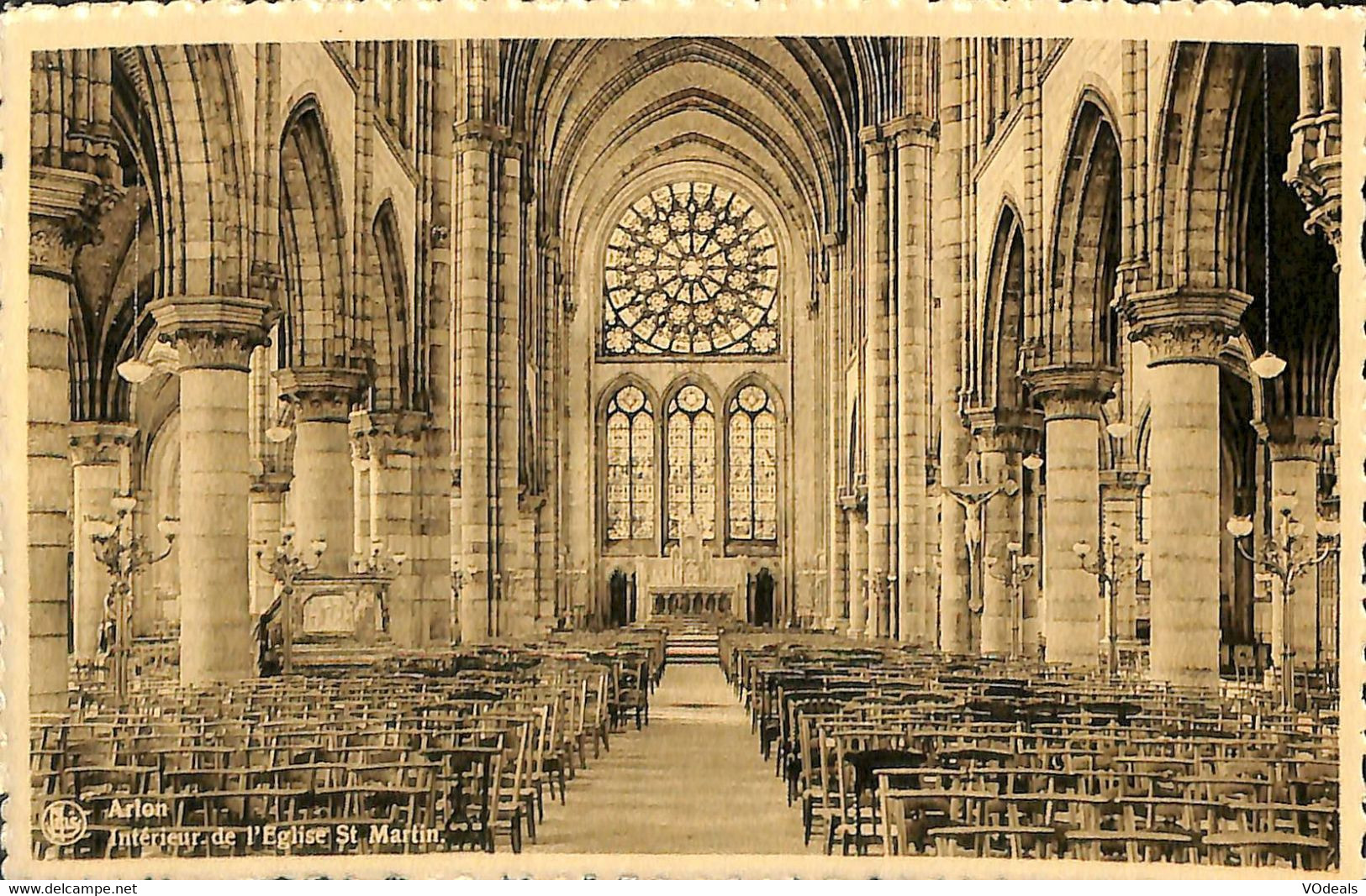 031 599 - CPA - Belgique - Arlon - Intérieur De L'Eglise St. Martin - Aarlen