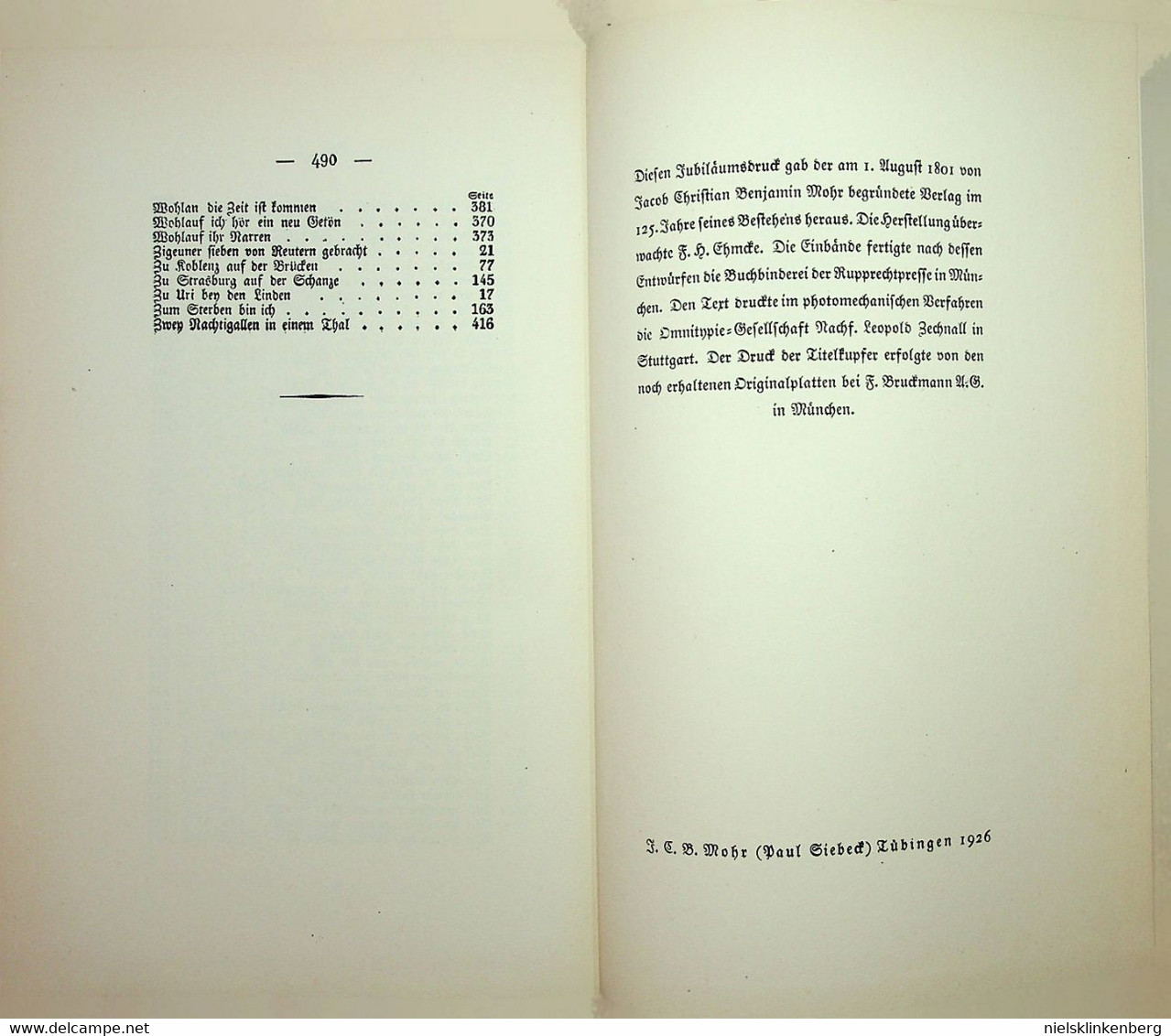 Arnim, Ludwig Achim Von Und Clemens Brentano - Des Knaben Wunderhorn, Alte Deutsche Lieder In 3 Delen. - 1928 - Gedichten En Essays