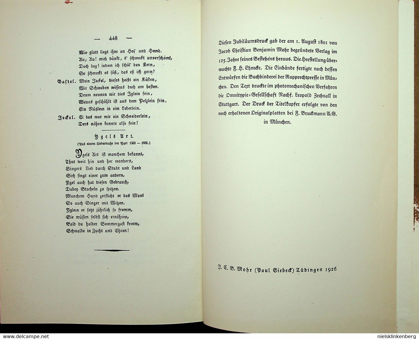 Arnim, Ludwig Achim von und Clemens Brentano - Des Knaben Wunderhorn, Alte Deutsche Lieder in 3 delen. - 1928