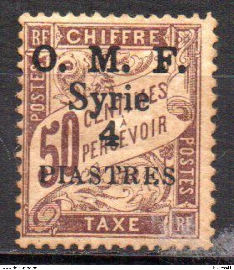 Col17  Colonie  Syrie Taxe N° 8 Neuf X MH  Cote 20,00€ - Timbres-taxe