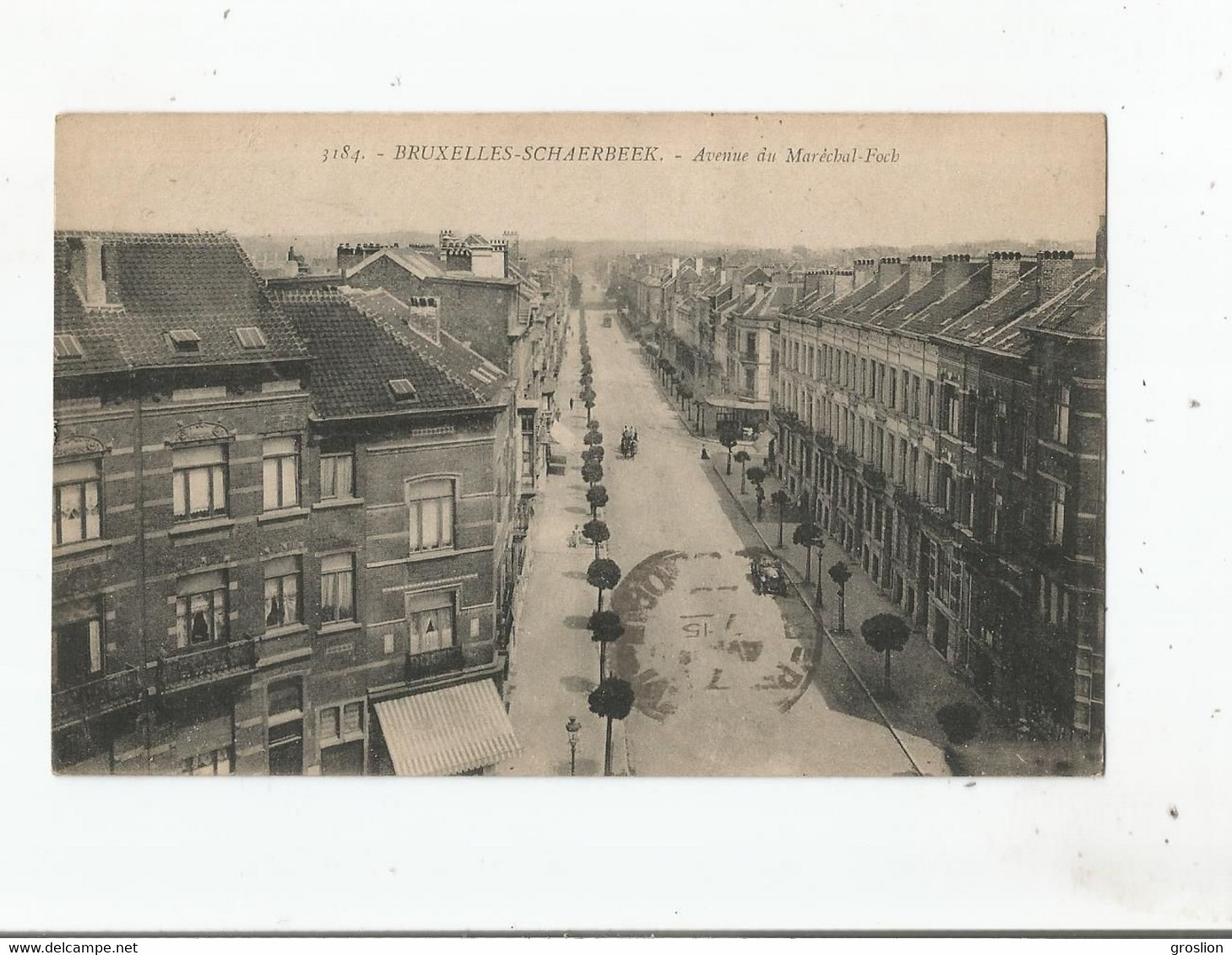 BRUXELLES SCHAERBEEK 3184 AVENUE DU MARECHAL FOCH 1920 - Schaarbeek - Schaerbeek