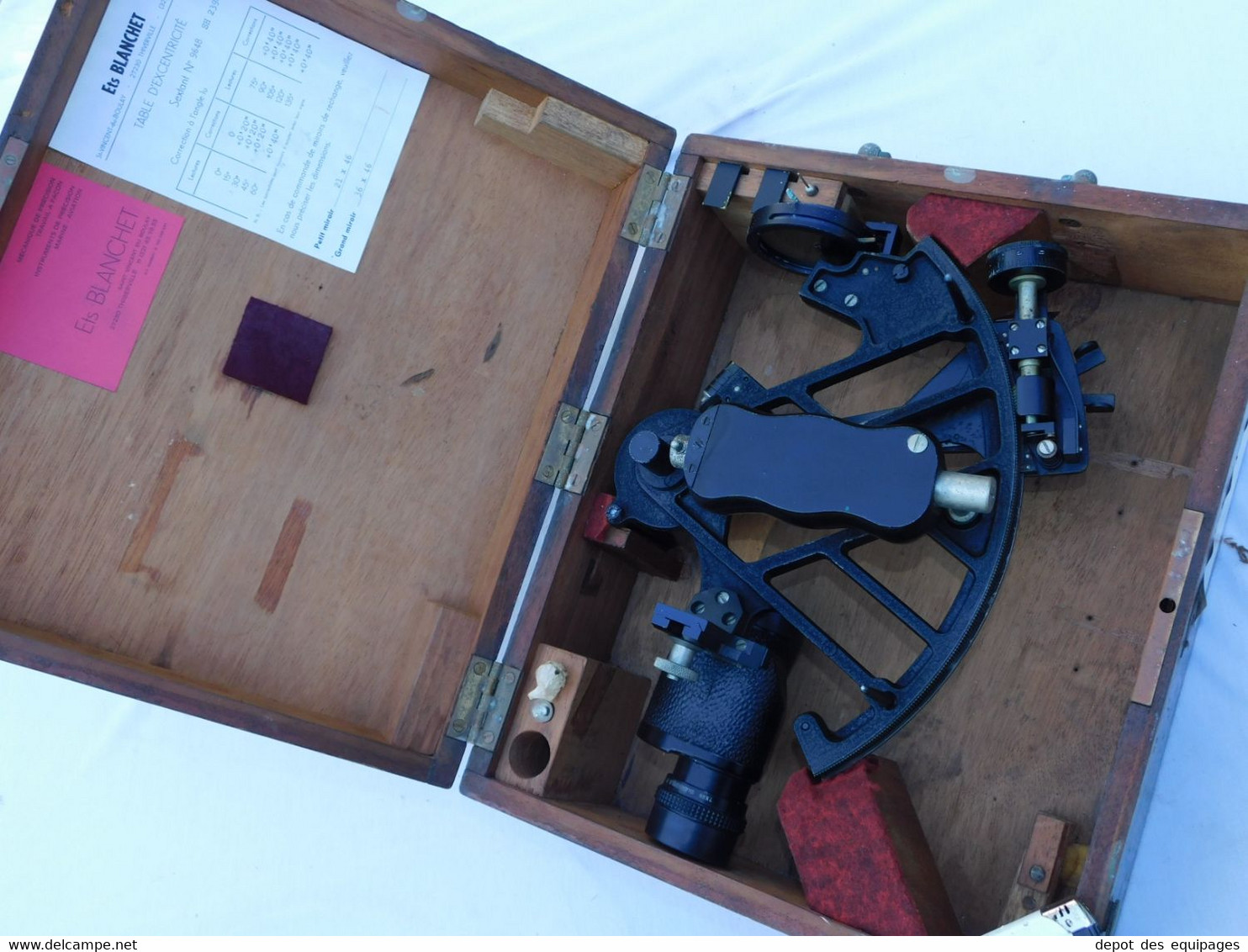 SUPERBE SEXTANT par LORIEUX LEPETIT POULIN + COFFRET ... MARINE NATIONALE - TYPE 81 - tout au même numéro #.2394