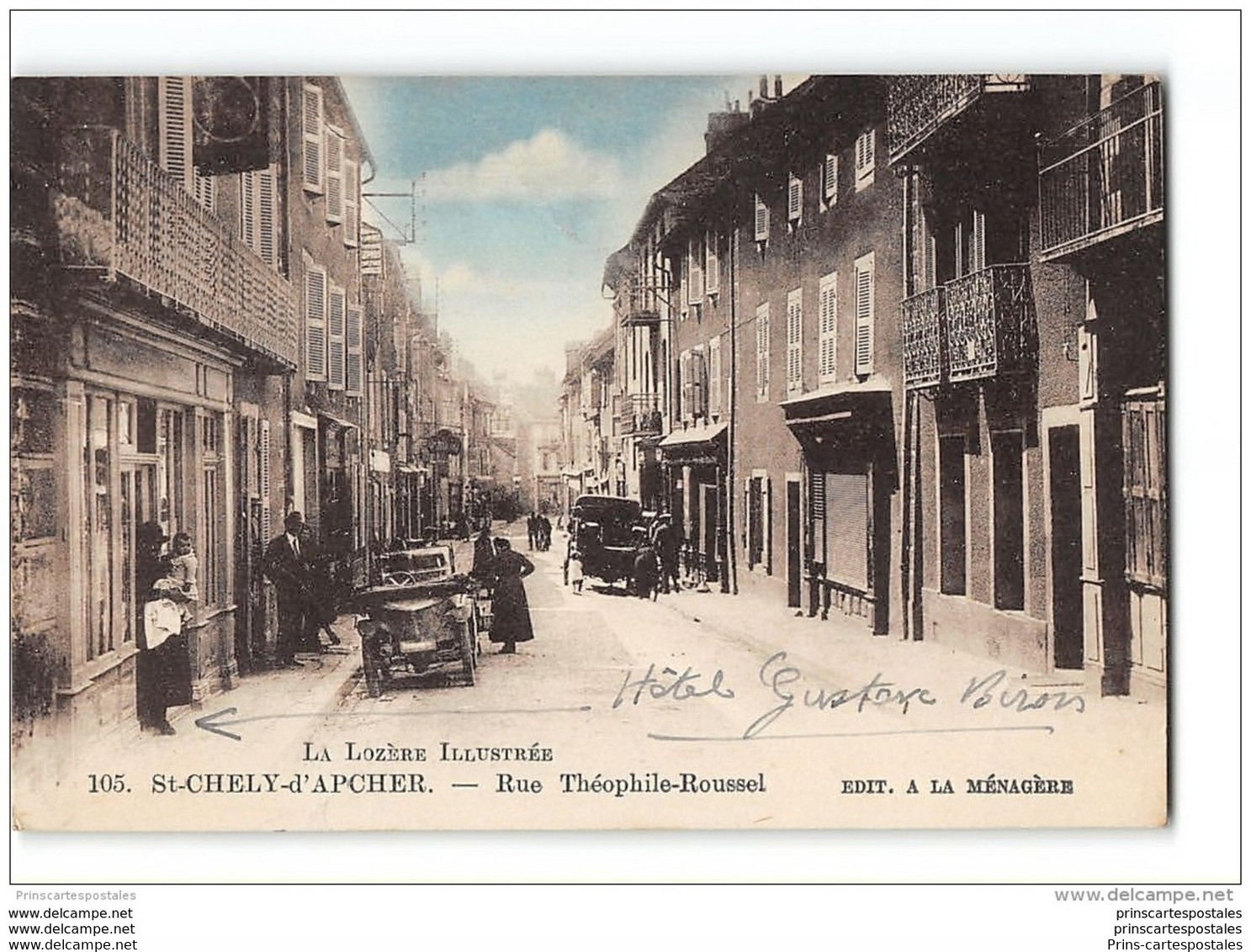 CPA 48 St Chely D'Apcher Rue Theophile Roussel - Saint Chely D'Apcher