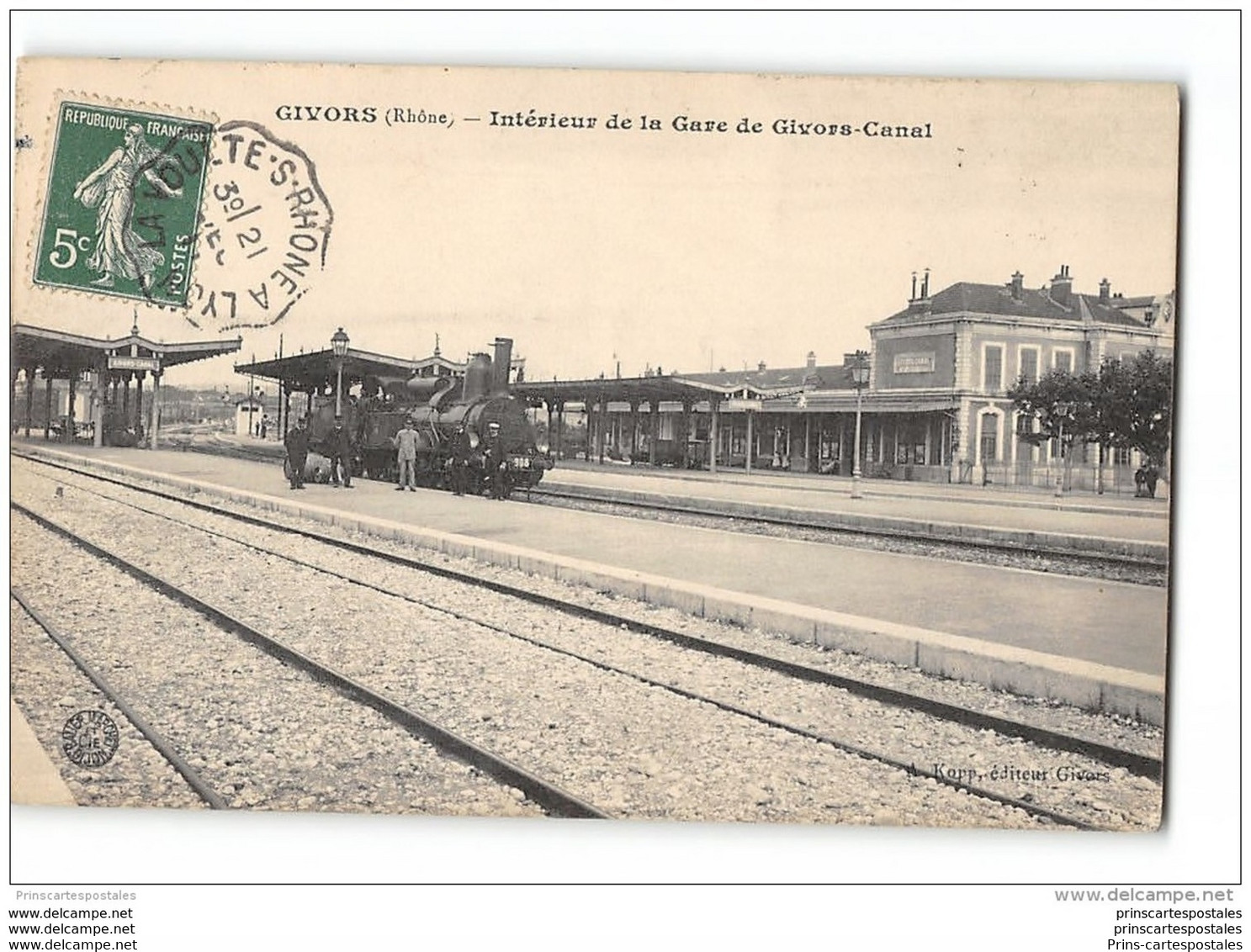 CPA 69 Givors La Gare Et Le Train - Givors