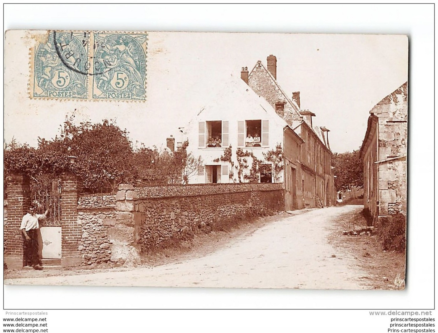 CPA 60 Carte Photo Liancourt Une Rue - Liancourt