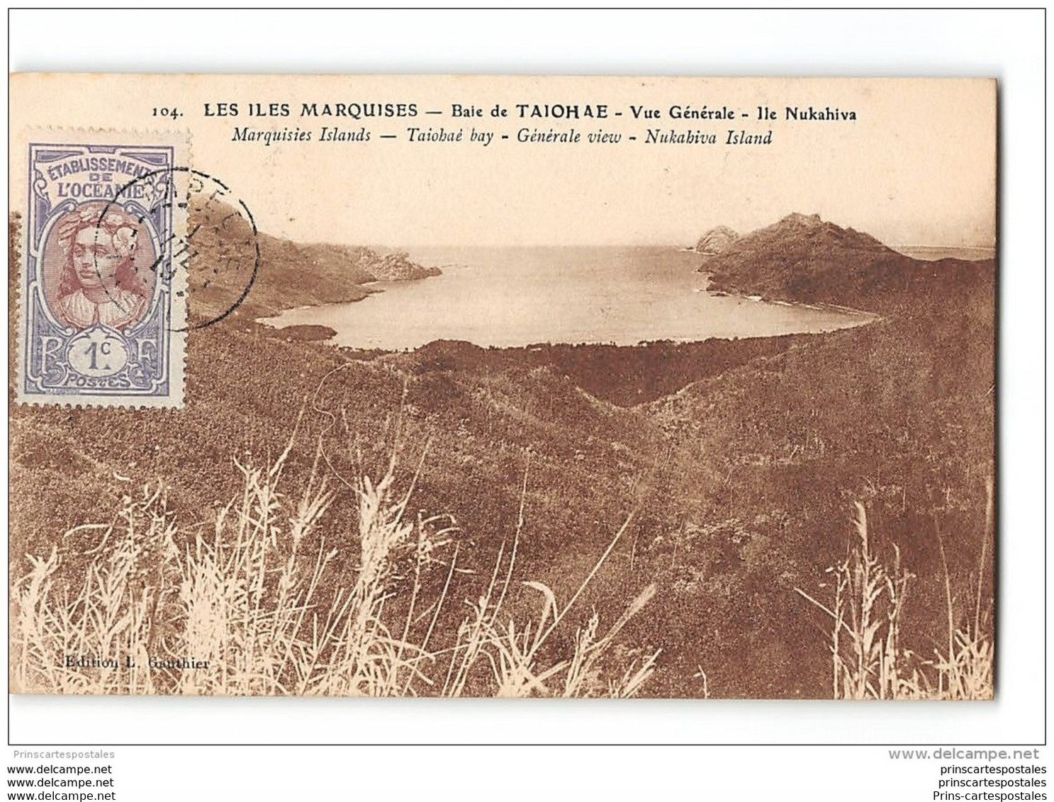 CPA Iles Marquises Baie De Taiohae Ile Nukahiva - Polynésie Française