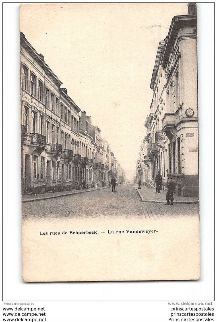 CPA Bruxelles Schaerbeek La Rue Vandeweyer - Schaarbeek - Schaerbeek