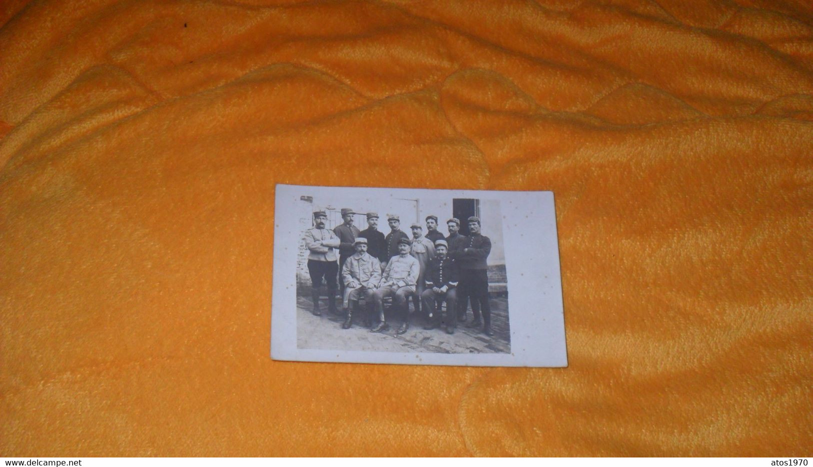 CARTE POSTALE PHOTO ANCIENNE NON CIRCULEE DATE ?.../ POSE PHOTO  MILITAIRES REGIMENT ?... - Guerra 1914-18